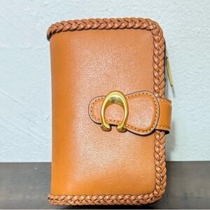 Coach Tabby Medium Braided Wallet